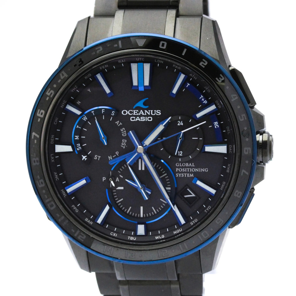 CASIO Oceanus GPS Radio Wave Control Solar Titanium Watch OCW-G1200B-1AJF